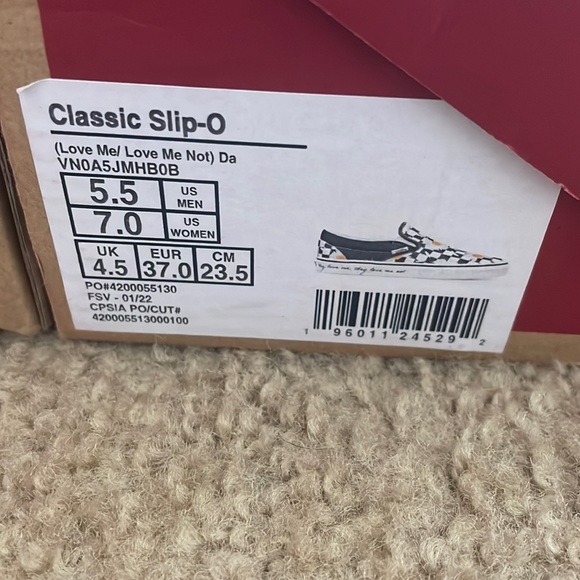 Sunflower Checkered Vans - Picture 5 of 5